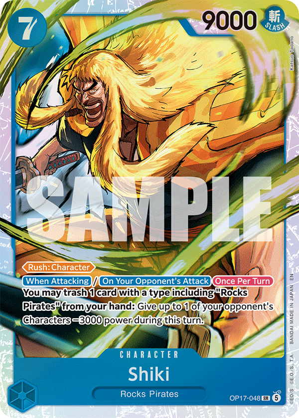 Shiki One Piece card