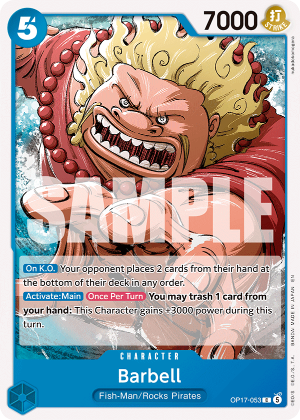 Barbell One Piece card