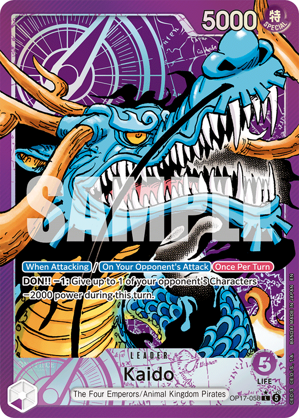 Kaido One Piece card