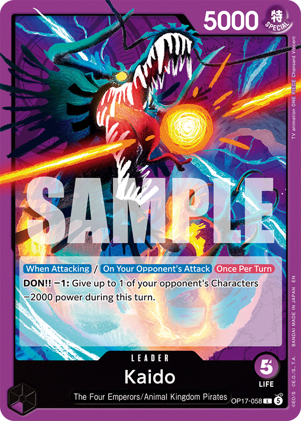Kaido One Piece card