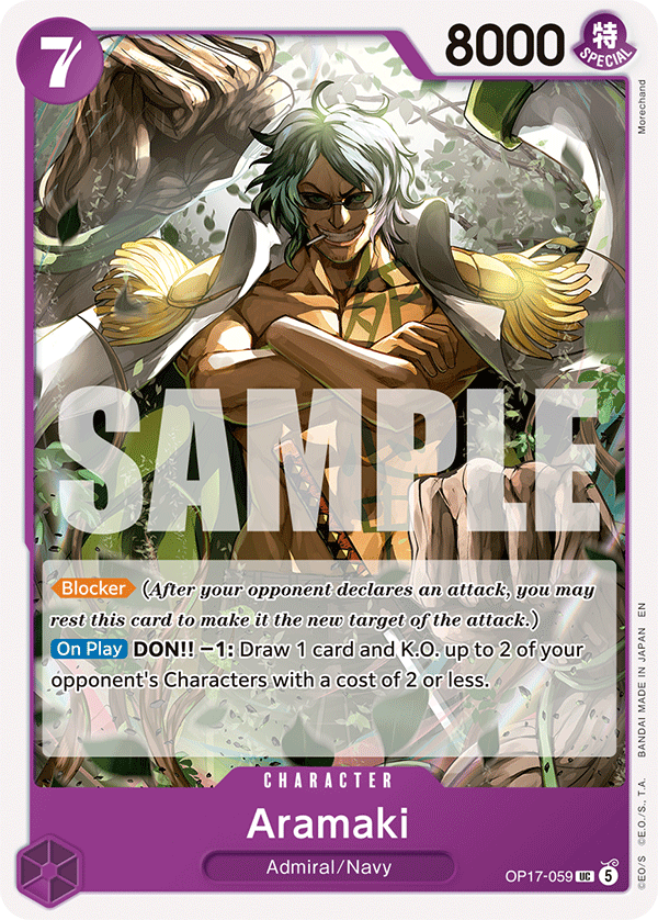 Aramaki One Piece card