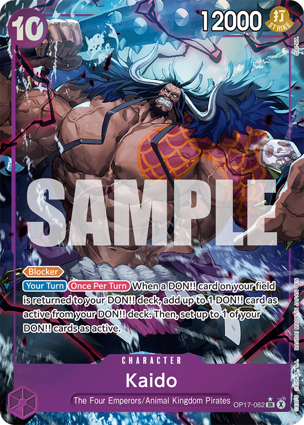 Kaido One Piece card