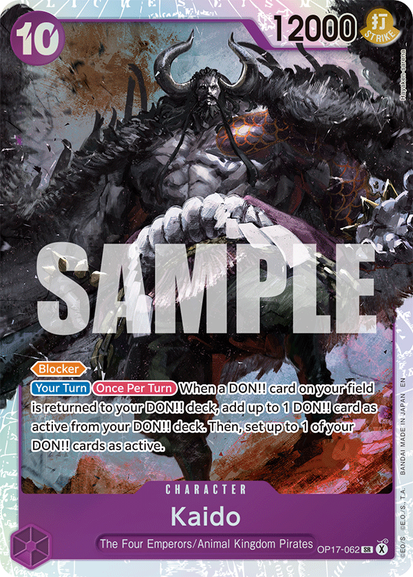 Kaido One Piece card