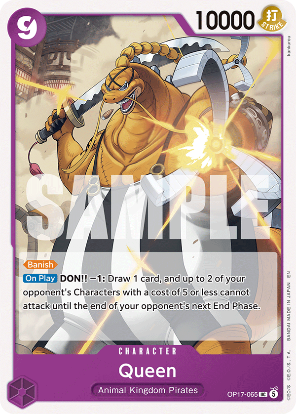 Queen One Piece card
