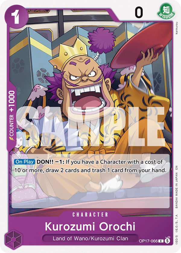 Kurozumi Orochi One Piece card