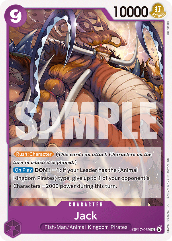 Jack One Piece card