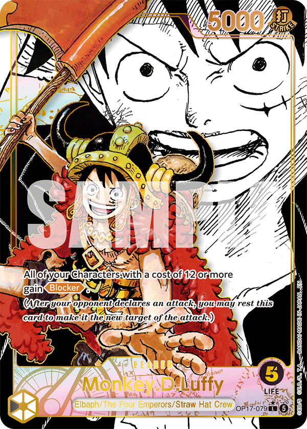 Monkey.D.Luffy One Piece card