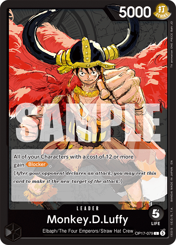 Monkey.D.Luffy One Piece card