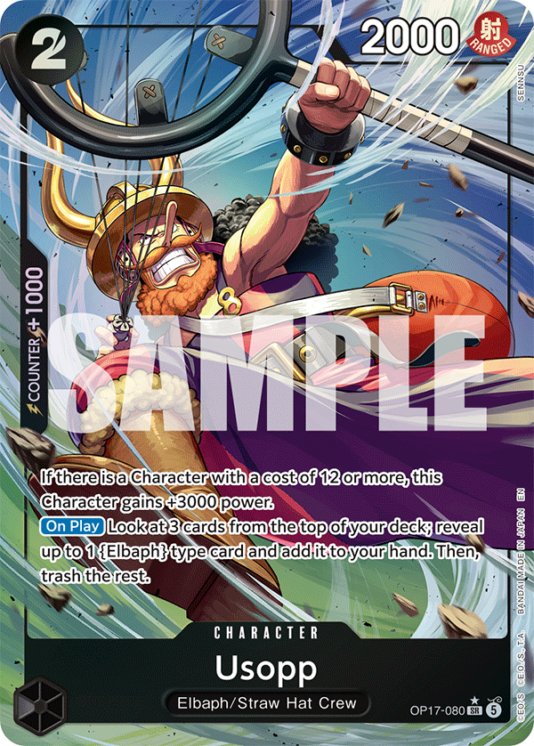 Usopp One Piece card