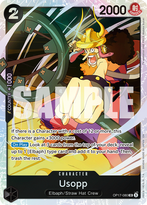 Usopp One Piece card