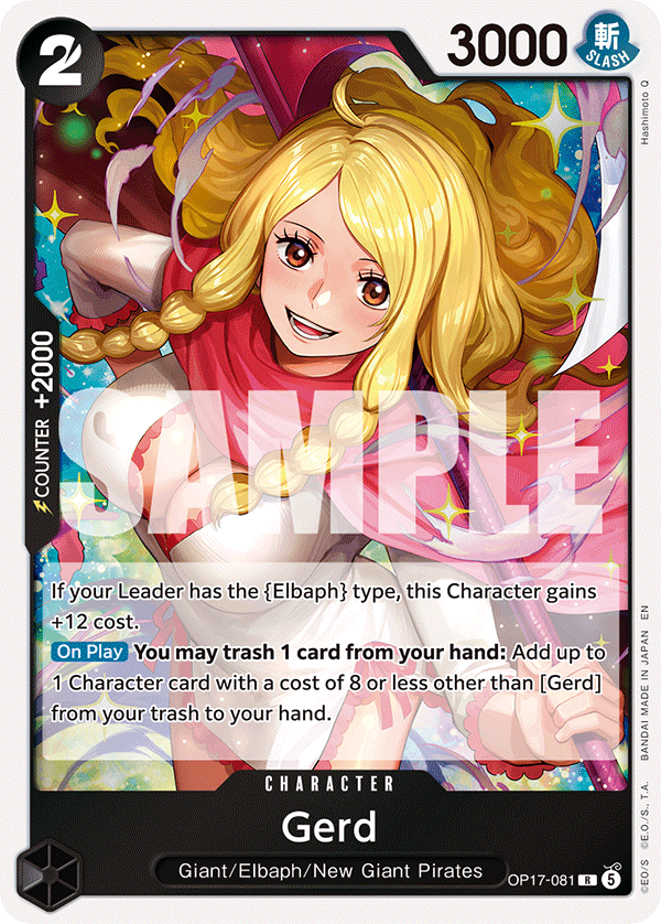 Gerd One Piece card