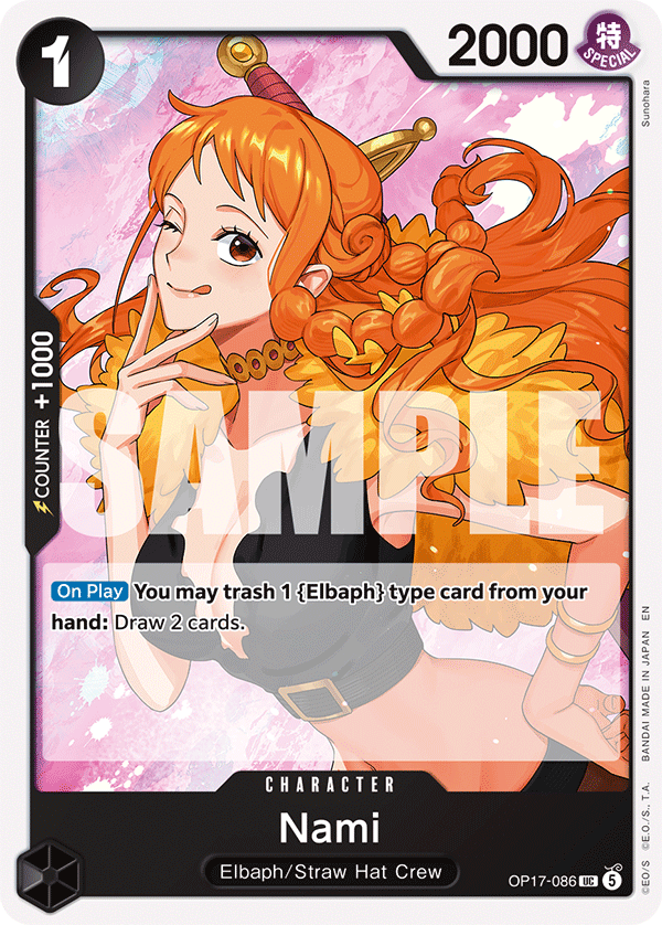 Nami One Piece card