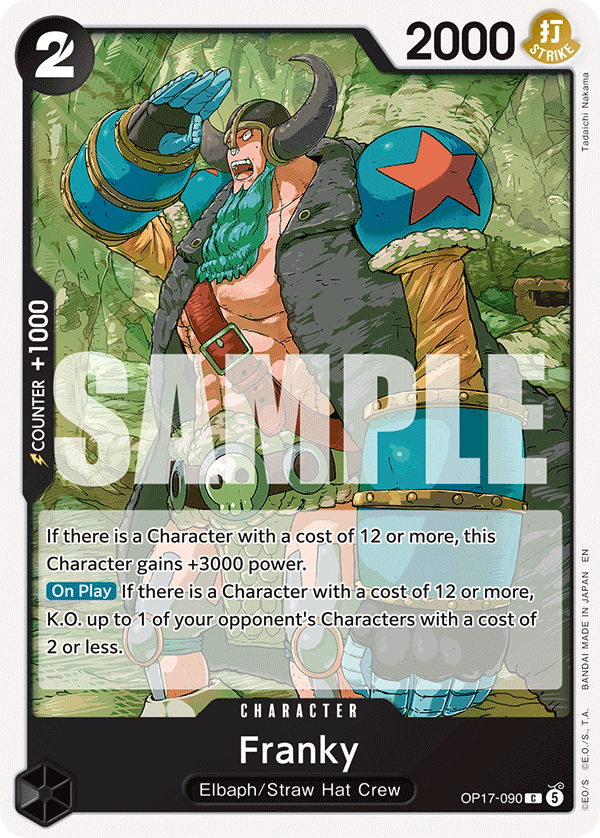 Franky One Piece card