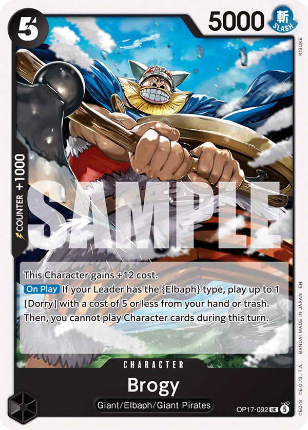 Brogy One Piece card