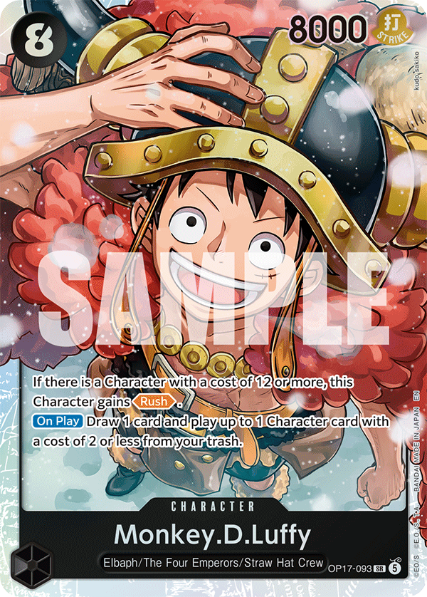 Monkey.D.Luffy One Piece card