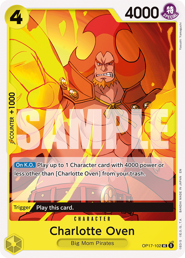 Charlotte Oven One Piece card
