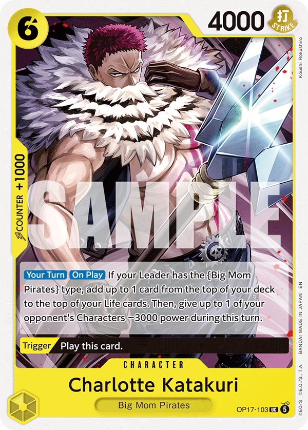 Charlotte Katakuri One Piece card