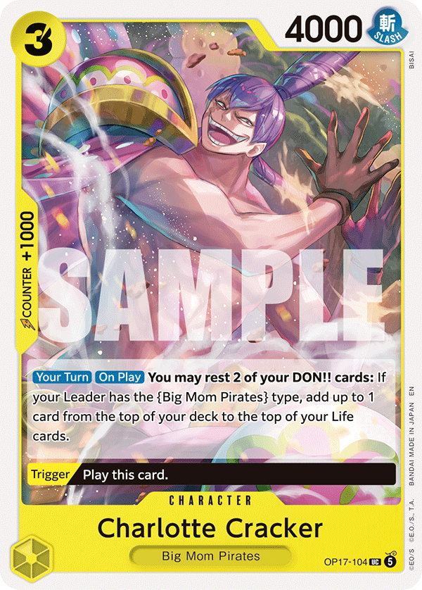 Charlotte Cracker One Piece card