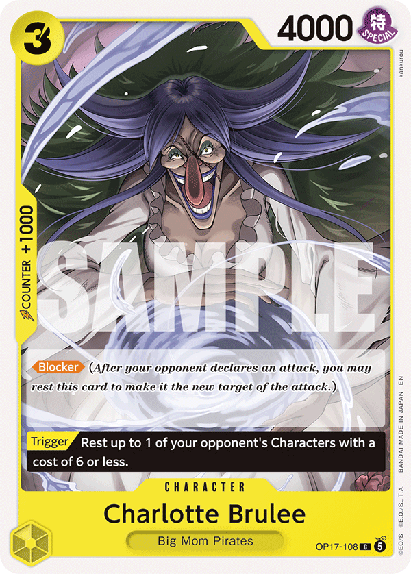 Charlotte Brulee One Piece card