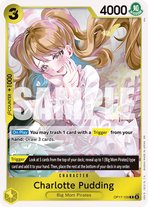 Charlotte Pudding One Piece card