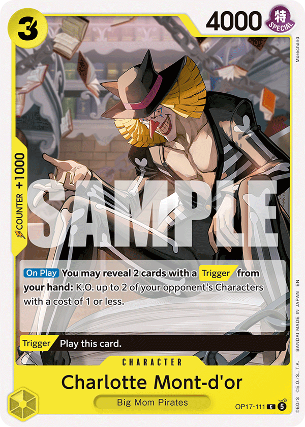 Charlotte Mont-d'or One Piece card