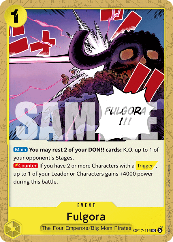 Fulgora One Piece card