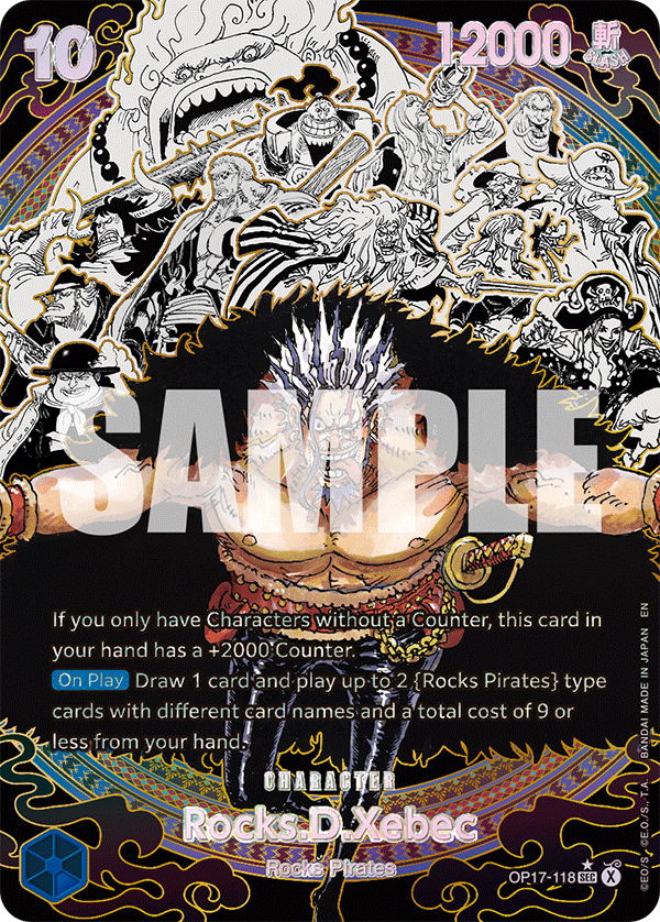 Rocks.D.Xebec One Piece card