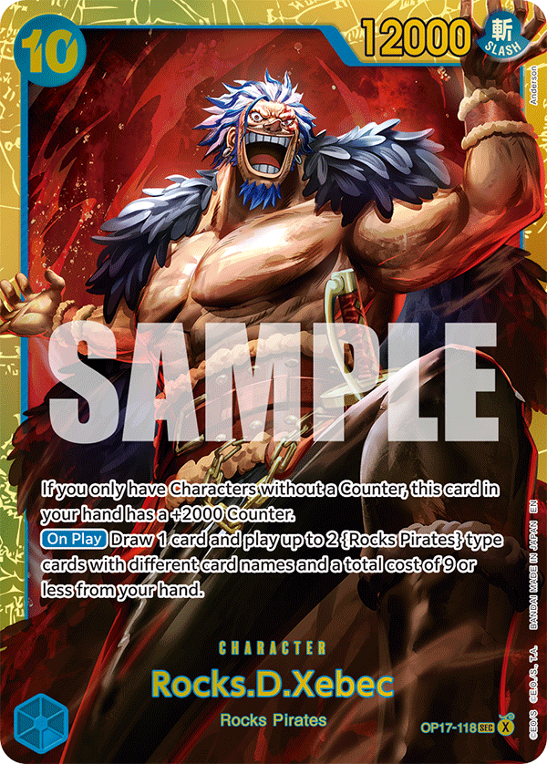 Rocks.D.Xebec One Piece card