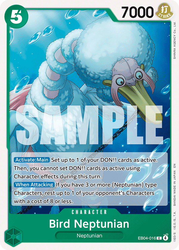 Bird Neptunian One Piece card