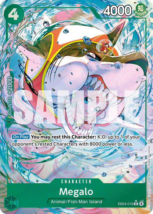 Megalo One Piece card
