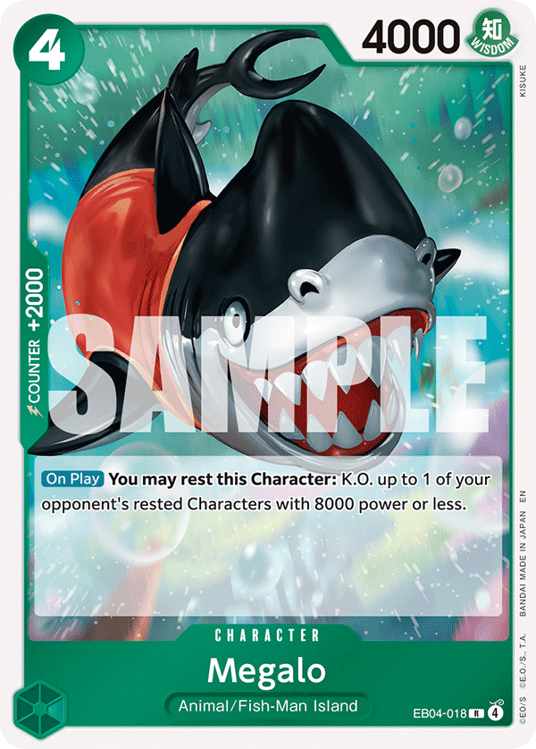 Megalo One Piece card