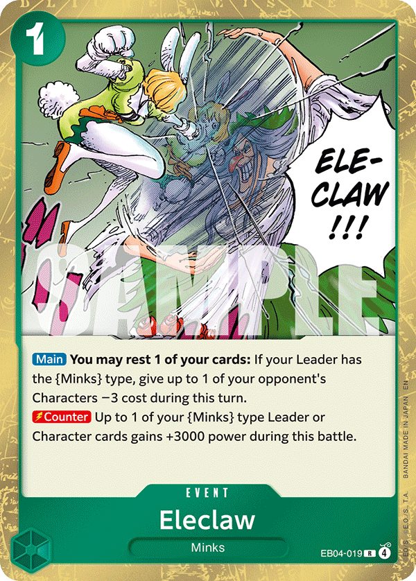 Eleclaw One Piece card
