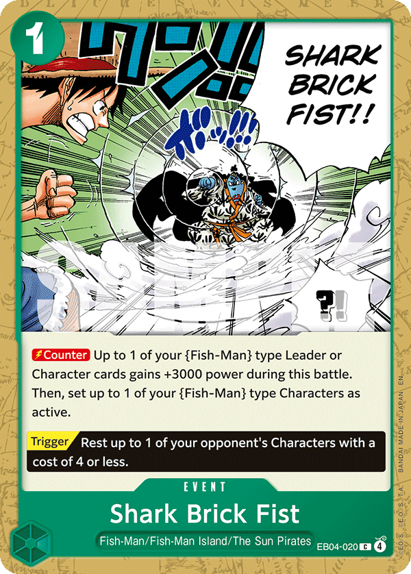 Shark Brick Fist One Piece card