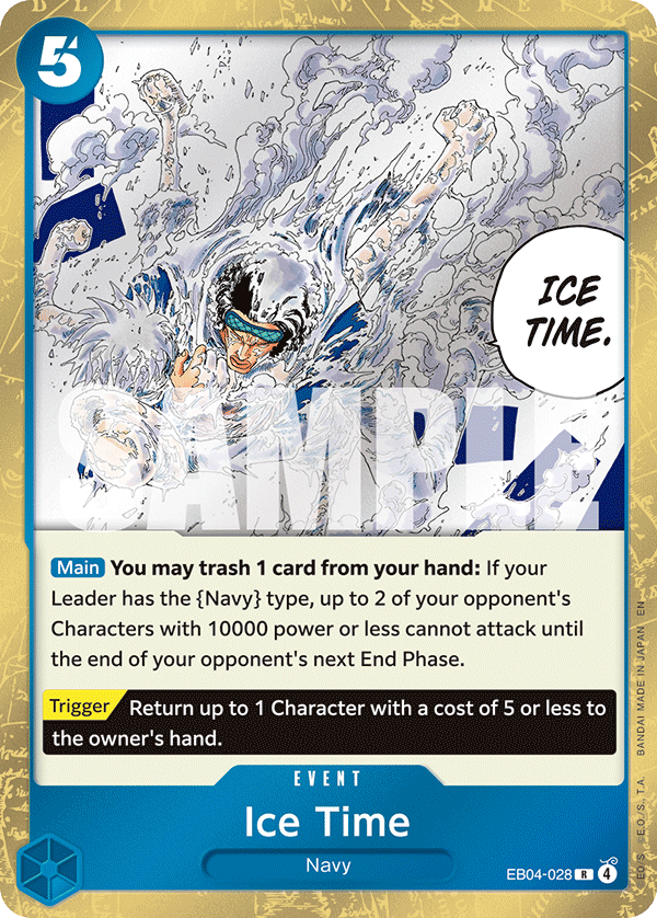 Ice Time One Piece card