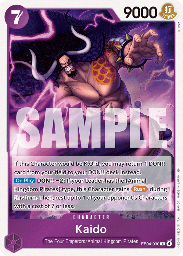 Kaido One Piece card