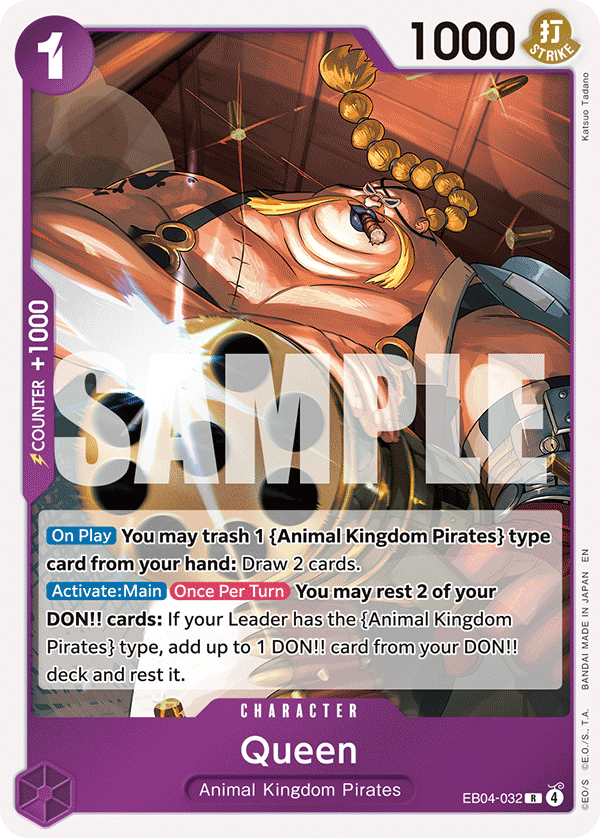 Queen One Piece card