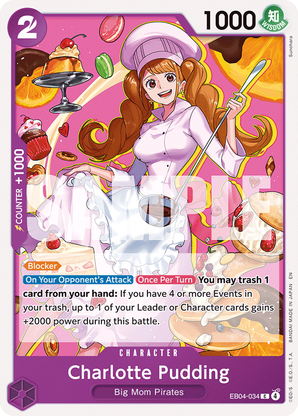 Charlotte Pudding One Piece card