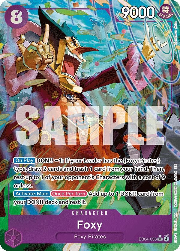 Foxy One Piece card