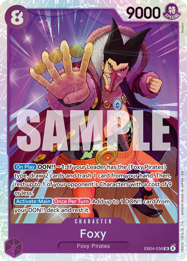 Foxy One Piece card