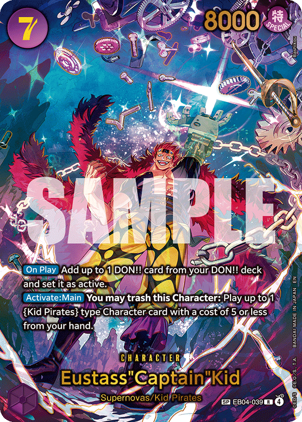 Eustass"Captain"Kid One Piece card