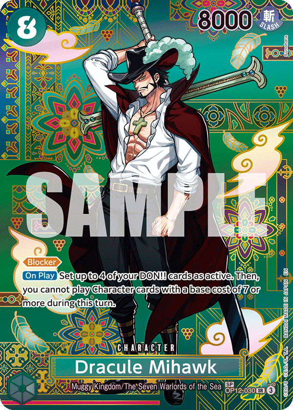 Dracule Mihawk One Piece card