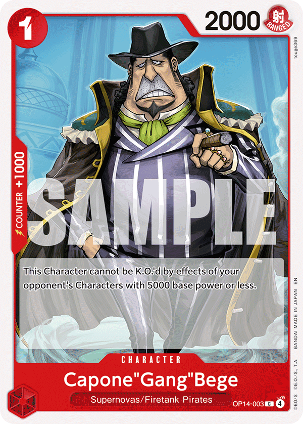 Capone"Gang"Bege One Piece card