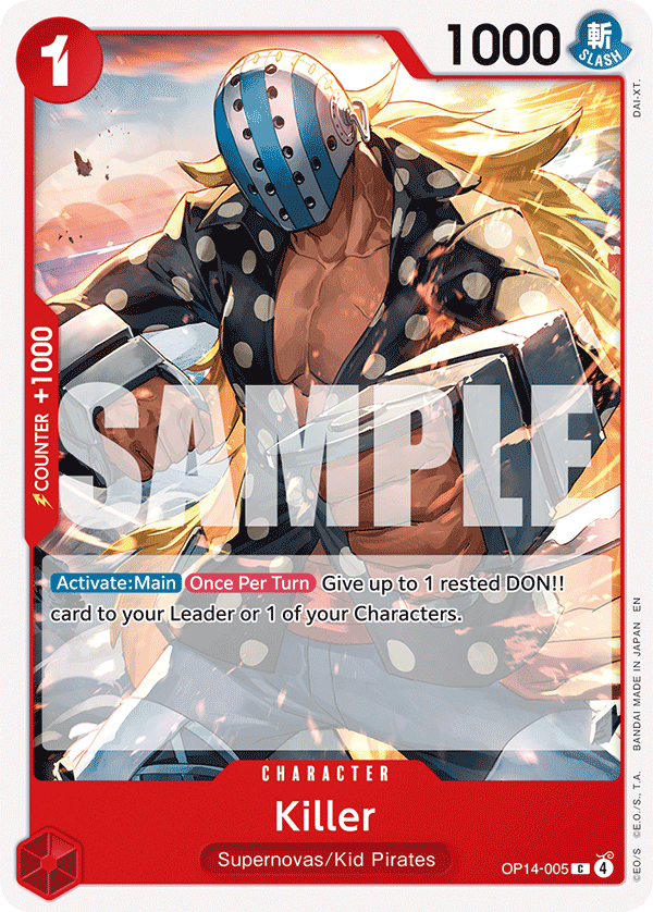 Killer One Piece card