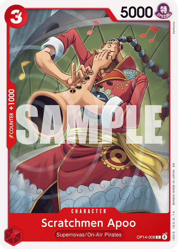 Scratchmen Apoo One Piece card