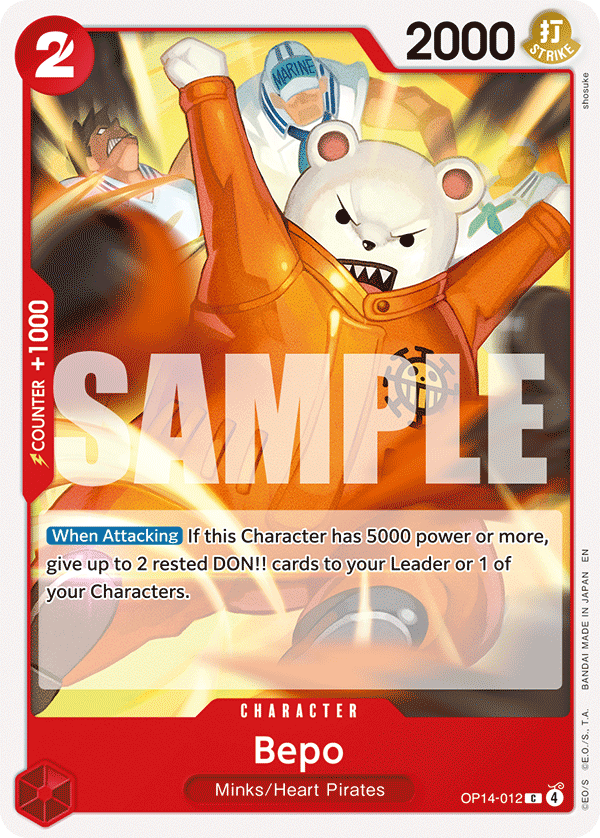 Bepo One Piece card