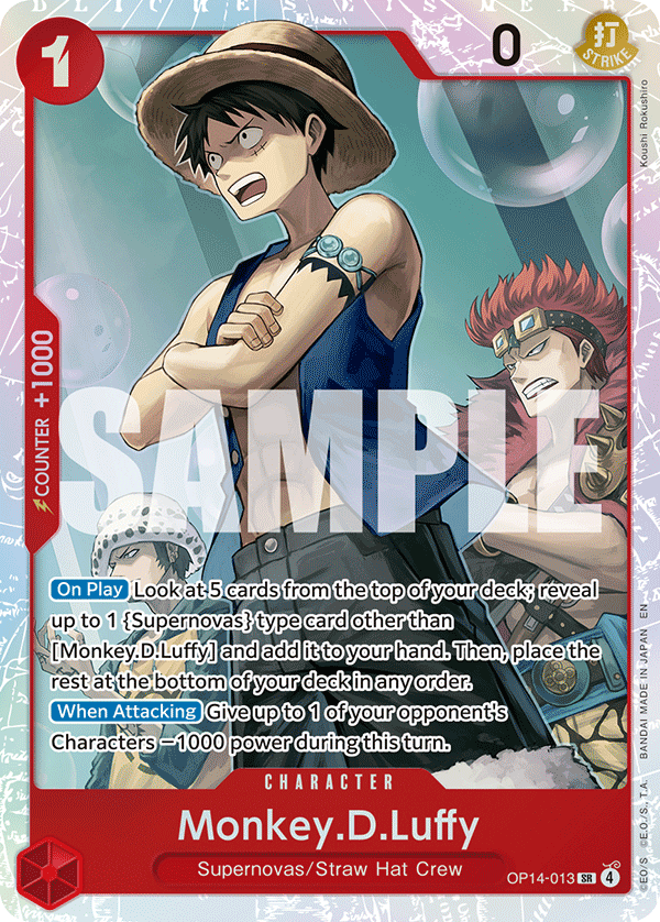 Monkey.D.Luffy One Piece card