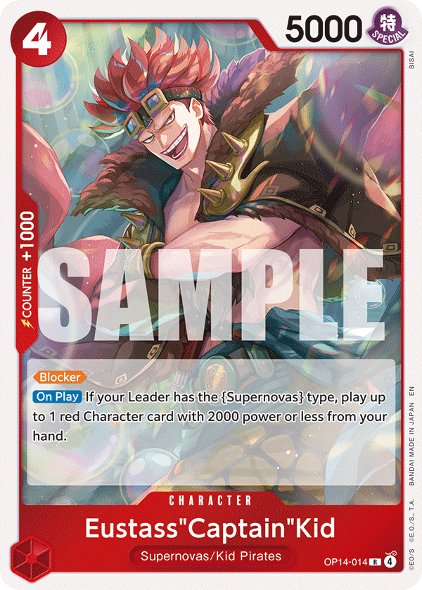 Eustass"Captain"Kid One Piece card