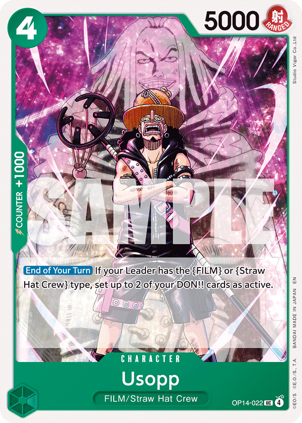 Usopp One Piece card