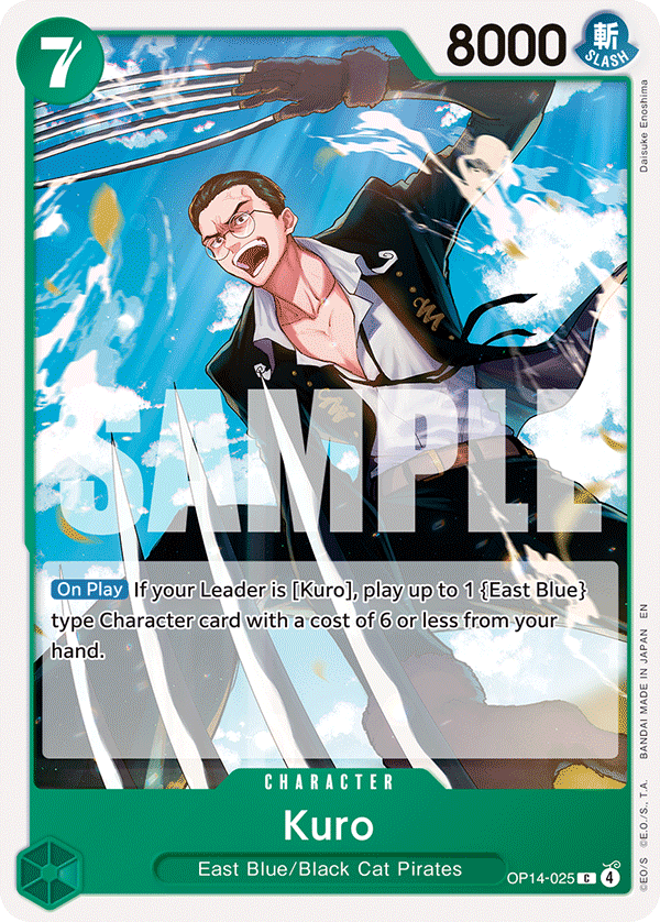 Kuro One Piece card