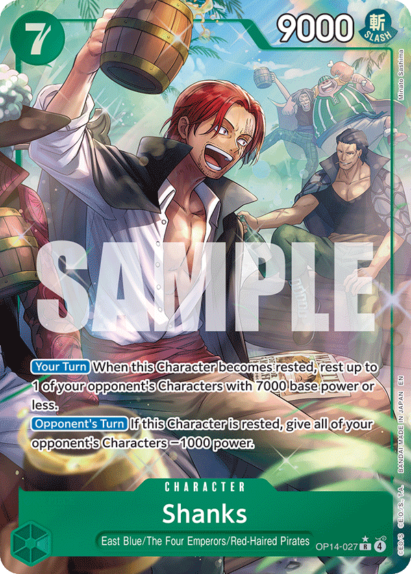 Shanks One Piece card